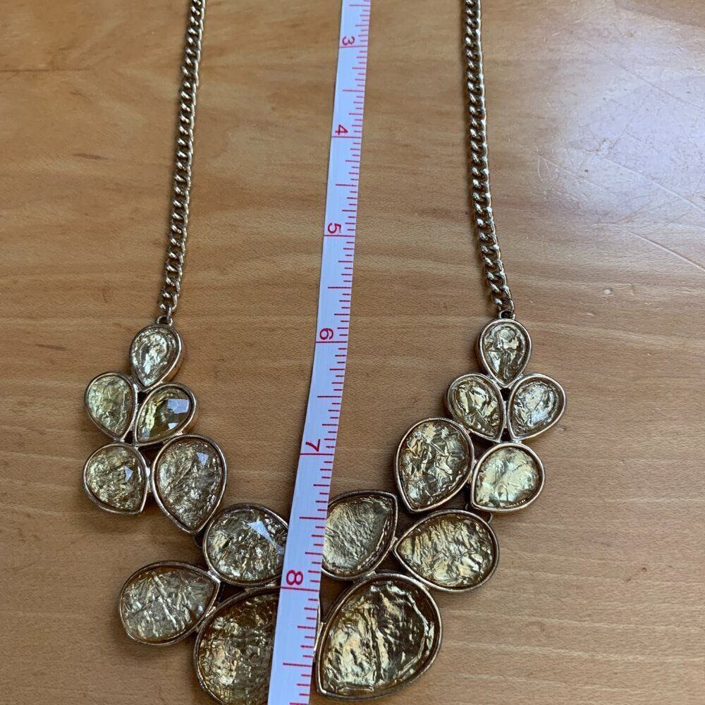 "GLAM" Gold Necklace - Picture 2 of 4